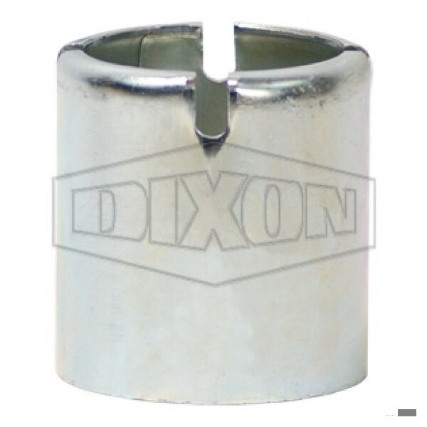 King Crimp Heavy Duty Crimp Ferrule, 4 in Nominal, 4 in L, 0.12 in Thick, Carbon Steel, Domestic